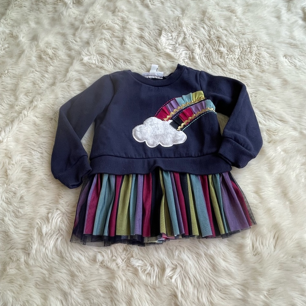 Kids Headquarters Rainbow Sweatshirt 2T - Picture 1 of 4
